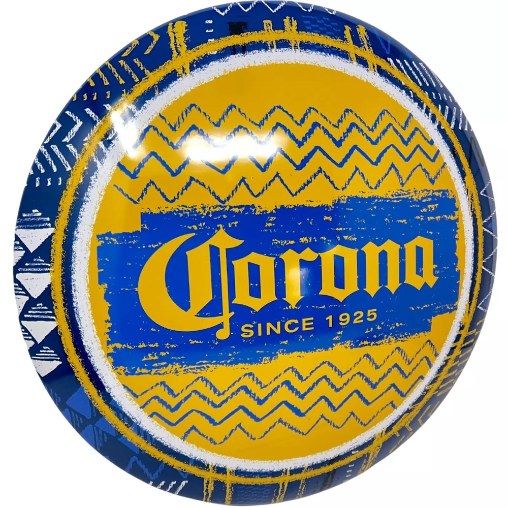 Corona Since 1925 Dome Sign 15" Round Dome Metal Sign Game Room Man Cave Bar NEW